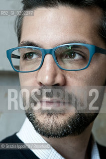 Andrea Caterini, writer and literary critic, pictured in Rome ©Grazia Ippolito/Rosebud2