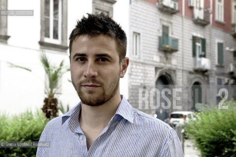 Paolo Piccirillo, finalist at Premio Strega, author of La terra del sacerdote published by Neri Pozza pictured in Naples ©Grazia Ippolito/Rosebud2