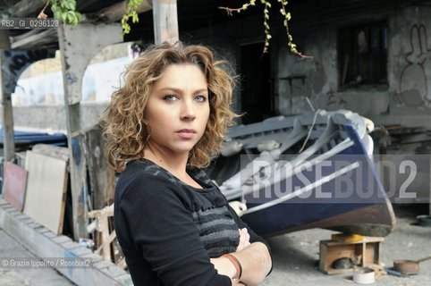 Tiziana Beato, neapolitan writer and art curator , pictured in Pozzuoli, Naples. Shes author of numerous books such as : Pillole dadozione and La paura è bugiarda published by Kairos ©Grazia Ippolito/Rosebud2