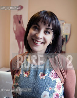 Loredana Limone, writer born in Neaples, living in Cernusco sul Naviglio, author of numerous books as Borgo Propizio,E le stelle non stanno a guardare, published by Salani, pictured in her house. ©Grazia Ippolito/Rosebud2