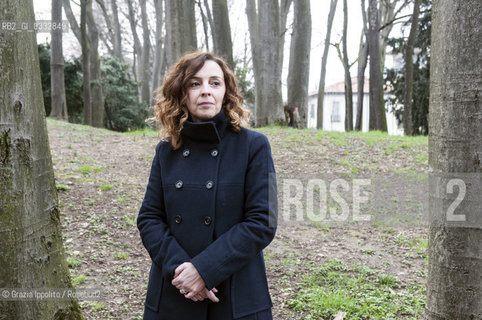 Laura Bonalumi, writer, author of La bambina dai capelli di luce e di ventopublished by Fanucci,pictured in Cernusco sul Naviglio where she lives. ©Grazia Ippolito/Rosebud2