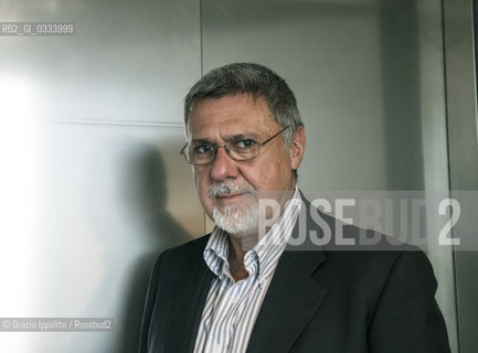 Giuseppe Di Piazza, italian journalist,writer,photographer, pictured at Corriere della Sera.Hes Director of Corriere dellInnovazione, author of numerous book as Un uomo molto cattivoBompiani,I quattro canti di Palermo,Fango ©Grazia Ippolito/Rosebud2