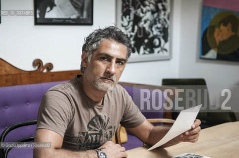 Houssam Mouazzin, born in Siria lives in Italy since 1995, editorial planner,movie director,author of LIO Arabo,pictured in Milan. ©Grazia Ippolito/Rosebud2