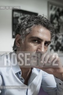 Houssam Mouazzin, born in Siria lives in Italy since 1995, editorial planner,movie director,author of LIO Arabo,pictured in Milan. ©Grazia Ippolito/Rosebud2