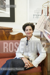 Marina Valensise, journalist, writer,Director of Istituto di cultura Italiana in Paris, author of LHotel de Galliffet published by Skira, pictured in Cortina dAmpezzo ©Grazia Ippolito/Rosebud2