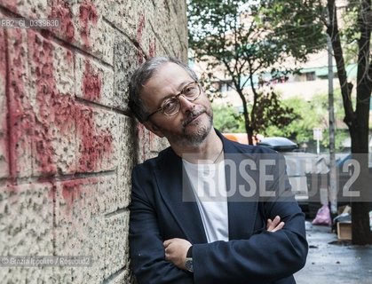 Diego De Silva, italian writer , author of numerous books, Certi bambini,  Non avevo capito niente Terapia di coppia per amantipublished by Einaudi,pictured in Monteverde, Rome ©Grazia Ippolito/Rosebud2