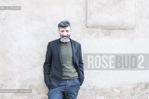 Antonio Pascale, italian writer, author of numerous books such as Passa la bellezza, La manutenzione degli affetti, pictured in Rome. ©Grazia Ippolito/Rosebud2