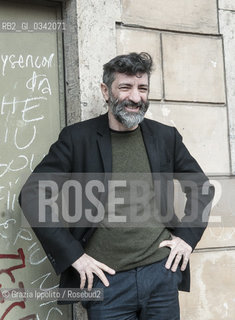 Antonio Pascale, italian writer, author of numerous books such as Passa la bellezza, La manutenzione degli affetti, pictured in Rome. ©Grazia Ippolito/Rosebud2