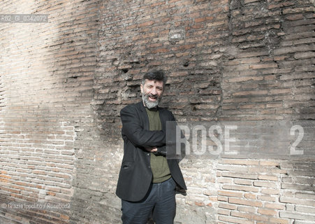 Antonio Pascale, italian writer, author of numerous books such as Passa la bellezza, La manutenzione degli affetti, pictured in Rome. ©Grazia Ippolito/Rosebud2