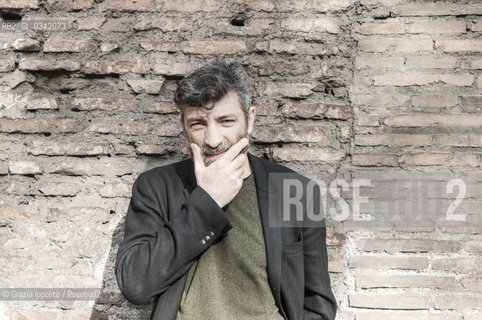 Antonio Pascale, italian writer, author of numerous books such as Passa la bellezza, La manutenzione degli affetti, pictured in Rome. ©Grazia Ippolito/Rosebud2