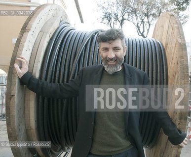 Antonio Pascale, italian writer, author of numerous books such as Passa la bellezza, La manutenzione degli affetti, pictured in Rome. ©Grazia Ippolito/Rosebud2