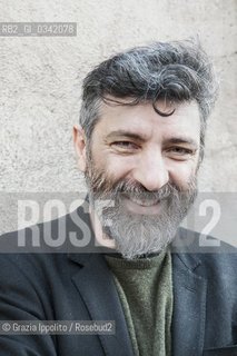 Antonio Pascale, italian writer, author of numerous books such as Passa la bellezza, La manutenzione degli affetti, pictured in Rome. ©Grazia Ippolito/Rosebud2