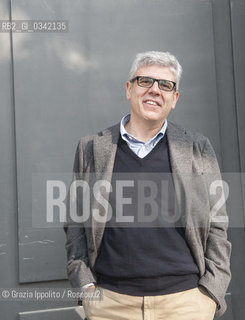 Giuseppe Lupo, italian writer, author of numerous books such asViaggiatore di nuvole  Lalbero di stanzepublished by Marsilio, scholar of italian literature at Università Cattolica in Milano and Brescia, pictured in Merate (Lecco) ©Grazia Ippolito/Rosebud2