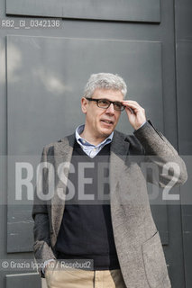 Giuseppe Lupo, italian writer, author of numerous books such asViaggiatore di nuvole  Lalbero di stanzepublished by Marsilio, scholar of italian literature at Università Cattolica in Milano and Brescia, pictured in Merate (Lecco) ©Grazia Ippolito/Rosebud2