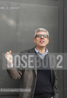 Giuseppe Lupo, italian writer, author of numerous books such asViaggiatore di nuvole  Lalbero di stanzepublished by Marsilio, scholar of italian literature at Università Cattolica in Milano and Brescia, pictured in Merate (Lecco) ©Grazia Ippolito/Rosebud2