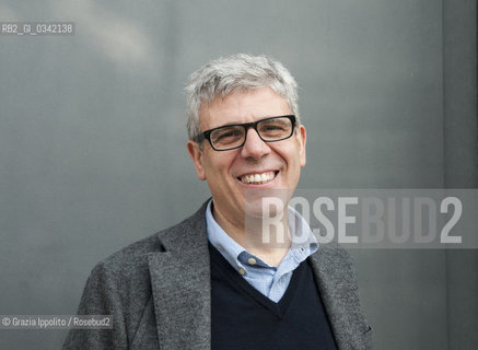 Giuseppe Lupo, italian writer, author of numerous books such asViaggiatore di nuvole  Lalbero di stanzepublished by Marsilio, scholar of italian literature at Università Cattolica in Milano and Brescia, pictured in Merate (Lecco) ©Grazia Ippolito/Rosebud2