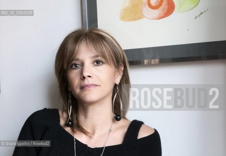 Lucia Ravera, italian writer,slavist, author of La storia finisce qui2008 Mursia and Corpo mio2015 Ladolfi, pictured in her house in Milan ©Grazia Ippolito/Rosebud2