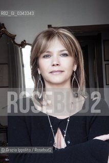 Lucia Ravera, italian writer,slavist, author of La storia finisce qui2008 Mursia and Corpo mio2015 Ladolfi, pictured in her house in Milan ©Grazia Ippolito/Rosebud2