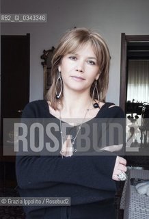 Lucia Ravera, italian writer,slavist, author of La storia finisce qui2008 Mursia and Corpo mio2015 Ladolfi, pictured in her house in Milan ©Grazia Ippolito/Rosebud2