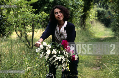 Pia Pera, italian writer,author of  Al giardino ancora non lho detto published by Ponte alla Grazie and other books such as Diario di Lo,La bellezza dellasino and  others about gardening: Lorto di un perdigiorno. ©Grazia Ippolito/Rosebud2