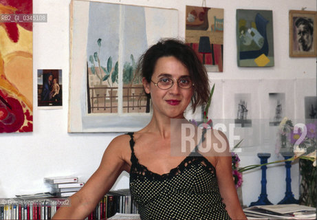 Pia Pera, italian writer,author of  Al giardino ancora non lho detto published by Ponte alla Grazie and other books such as Diario di Lo,La bellezza dellasino and  others about gardening: Lorto di un perdigiorno. ©Grazia Ippolito/Rosebud2