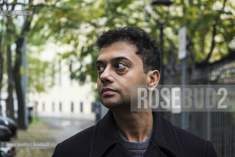 Neel Mukherjee, indian writer, author of La vita degli altri,published by Neri Pozza,pictured in Milan at Bookcity happening ©Grazia Ippolito/Rosebud2