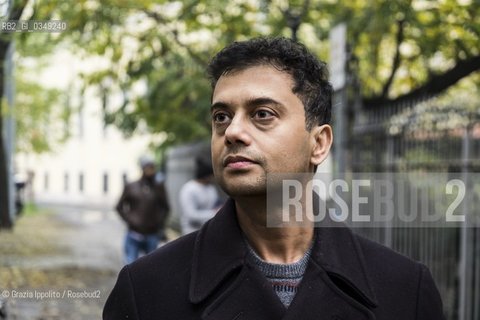 Neel Mukherjee, indian writer, author of La vita degli altri,published by Neri Pozza,pictured in Milan at Bookcity happening ©Grazia Ippolito/Rosebud2