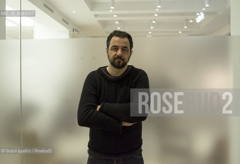 Stefano Valenti, italian writer , author ofLa fabbrica del panico winner of Premio Campiello Opera Prima,Premio Volponi and Premio Bergamo, pictured in Milano during bookcity, the 11/20/2016 ©Grazia Ippolito/Rosebud2