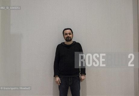 Stefano Valenti, italian writer , author ofLa fabbrica del panico winner of Premio Campiello Opera Prima,Premio Volponi and Premio Bergamo, pictured in Milano during bookcity, the 11/20/2016 ©Grazia Ippolito/Rosebud2