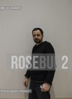 Stefano Valenti, italian writer , author ofLa fabbrica del panico winner of Premio Campiello Opera Prima,Premio Volponi and Premio Bergamo, pictured in Milano during bookcity, the 11/20/2016 ©Grazia Ippolito/Rosebud2