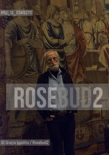 Antonio Moresco, italian writer, pictured in Castello Sforzesco of Milano, during bookcity ©Grazia Ippolito/Rosebud2