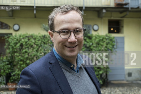 Andri Snaer Magnason, islander writer, author of Dreamland and others books, pictured in Milano during I Boreali a nordic literature festival ©Grazia Ippolito/Rosebud2