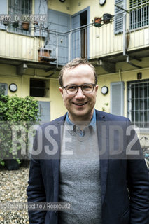 Andri Snaer Magnason, islander writer, author of Dreamland and others books, pictured in Milano during I Boreali a nordic literature festival ©Grazia Ippolito/Rosebud2