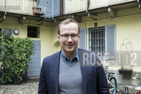 Andri Snaer Magnason, islander writer, author of Dreamland and others books, pictured in Milano during I Boreali a nordic literature festival ©Grazia Ippolito/Rosebud2