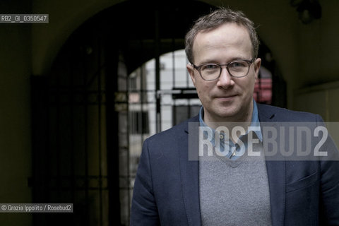 Andri Snaer Magnason, islander writer, author of Dreamland and others books, pictured in Milano during I Boreali a nordic literature festival ©Grazia Ippolito/Rosebud2