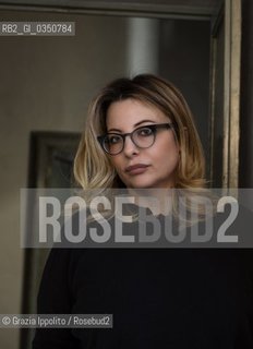 Teresa Ciabatti, italian writer author of La più amataand others books, pictured in her house in Rome ©Grazia Ippolito/Rosebud2