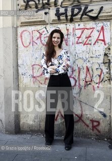 Ida Amlesu, italian writer living in Russia, author of Perdutamente,pictured in Rome-San Lorenzo,17/02/2017 ©Grazia Ippolito/Rosebud2