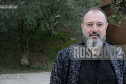 Carlo Lucarelli a Libri Come, Roma, da poco sono usciti Intrigo italianoe La mattanza, dal silenzio sulla mafia al silenzio della mafia. ©Grazia Ippolito/Rosebud2