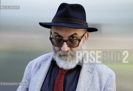 Sandrone Dazieri, writer of numerous thrillers,Langelo,Uccidi il padre,Il karma del gorilla,pictured at Tempodilibri in Milan 20/04/2017.Sandrone Dazieri, autore di numerosi gialli, Langelo,Uccidi il padre,Il karma del gorilla, fotografato a Milano durante la prima edizione di Tempodilibri, una manifestazione che si svolge nei luoghi dellEXPO. ©Grazia Ippolito/Rosebud2