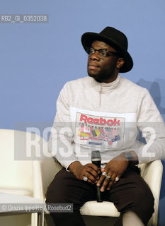 Antonio Dikele Distefano, italian writer, parents from Angola, author of Fuori piove, dentro pure, passo a prenderti?, Chi sta male non lo dicepictured at the first edition of Tempodilibri in Milano. ©Grazia Ippolito/Rosebud2