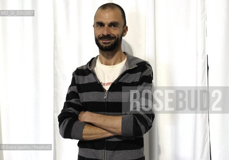 Fabio Genovesi, author of Chi manda le onde winner of Premio Strega giovani and other books such a s Esche vive, pictured at Tempodilibri in Milan the 23/04/2017 ©Grazia Ippolito/Rosebud2