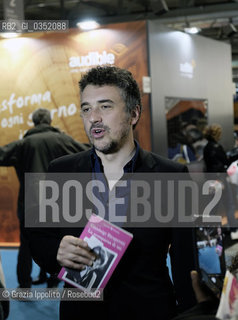 Chiara Valerio,writer and curator of Tempodilibri, a bookfair at the first edition in Milan 19-23-04-2017, pictured in the press-room of Fiera di Milano ©Grazia Ippolito/Rosebud2