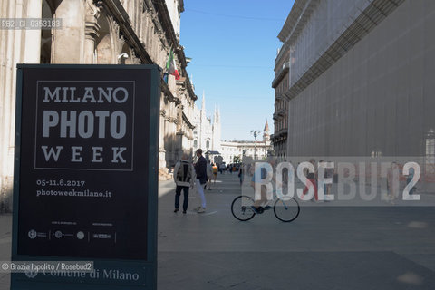 Milanophotoweek alla prima edizione dal 5 all11 giugno 2017, comprende 150 mostre-eventi, set fotografici in luoghi diversi della città ©Grazia Ippolito/Rosebud2
