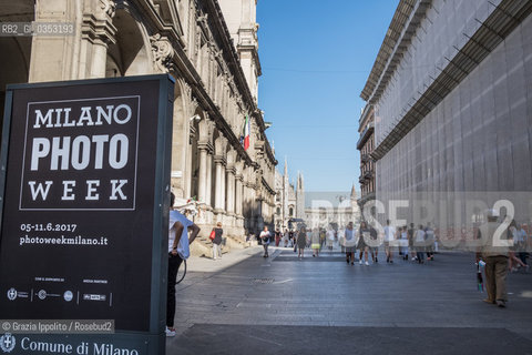 piazza Del Duomo during Milano-photoweek, a photography festival,5/06/2017 ©Grazia Ippolito/Rosebud2