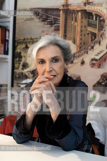 Barbara Alberti, writer, journalist, screenplayer, author of numerous books such as ˜Non mi vendere mamma, Riprendiamoci la faccia pictured in her house in Rome, on 21/06/2017 ©Grazia Ippolito/Rosebud2