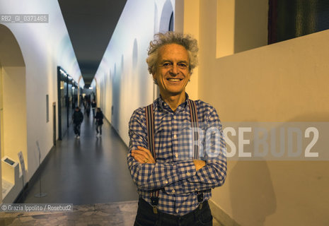 Federico Rampini, journalist of La Repubblica, author of numerous books at the presentation of his recent: Linee rosse at Bookcity in Milano at Museo della scienza ©Grazia Ippolito/Rosebud2