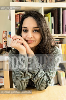 Rosella Postorino,italian writer author of Le assaggiatrici and others books such as Il corpo docile  pictured in her house in Rome, 21-02-2018 ©Grazia Ippolito/Rosebud2