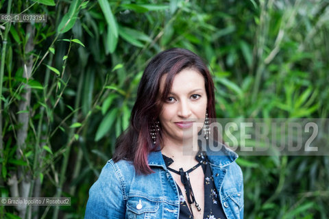 Ilaria Tuti, finalist of Premio Edoardo Kihlgren with her first book Fiori sopra linferno a thriller  bestseller, pictured at Barrios in Milano 9-5-2018 ©Grazia Ippolito/Rosebud2