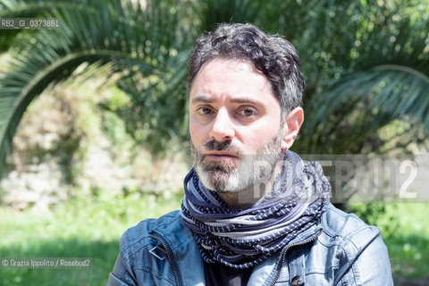 Mirko Zilhay author of  numerous thrillers Ecosì che si uccide La forma del buio Così crudele è la fine and translater of The goldfinch a best seller of D.Tartt, pictured in Rome,19 may 2018