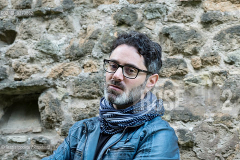 Mirko Zilhay author of  numerous thrillers Ecosì che si uccide La forma del buio Così crudele è la fine and translater of The goldfinch a best seller of D.Tartt, pictured in Rome,19 may 2018